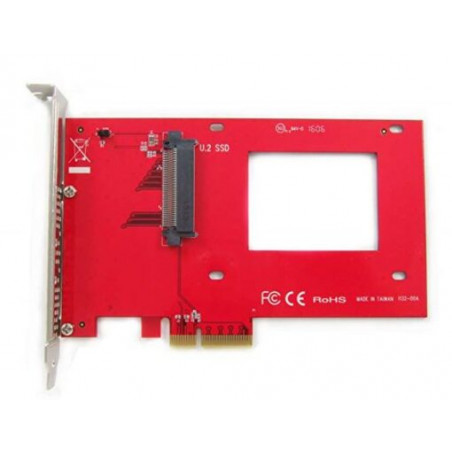 NVMe 2.5-inch U.2 (SFF-8639) SSD PCIe 3.0 x4 Carrier Adapter Card